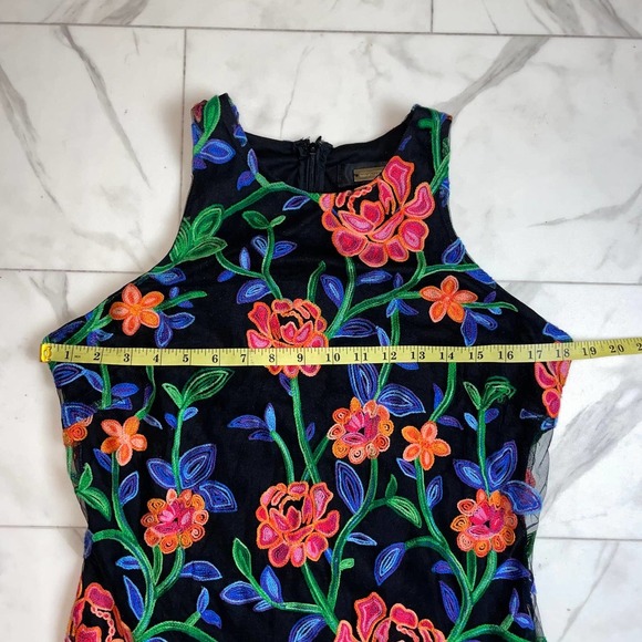 Alexia Admor Embroidered Mesh Floral‎ Sheath Dress - Picture 4 of 8